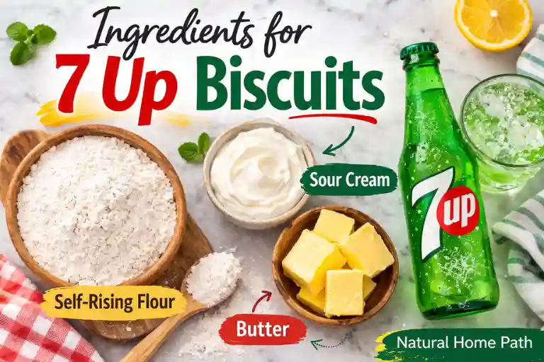 Ingredients for 7 Up Biscuits