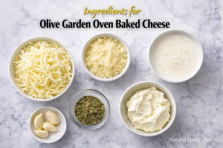 Ingredients for Olive Garden Oven Baked Cheese