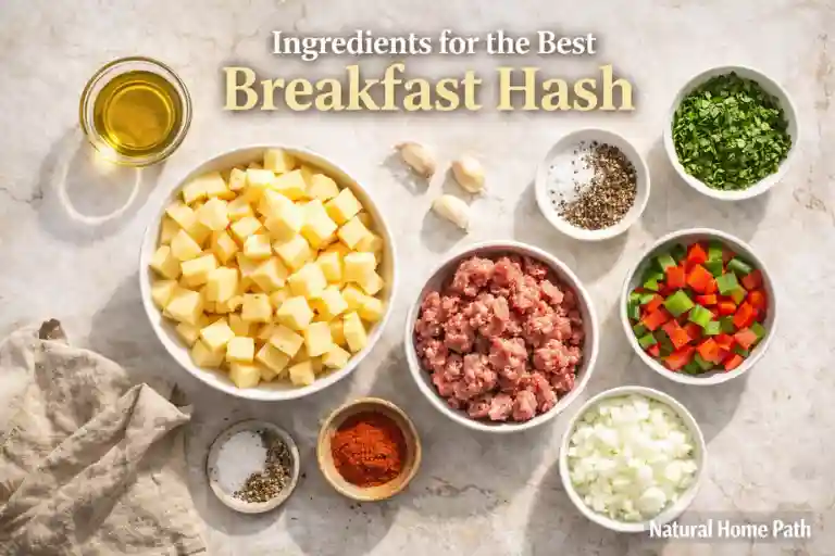 Ingredients for the Best Breakfast Hash