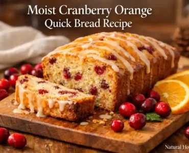 Moist Cranberry Orange Quick Bread Recipe