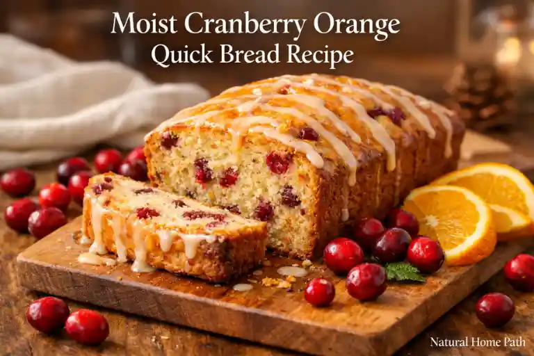 Moist Cranberry Orange Quick Bread Recipe