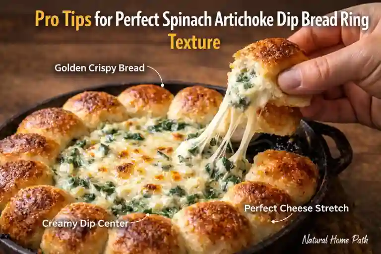 Pro Tips for Perfect Spinach Artichoke Dip Bread Ring Texture