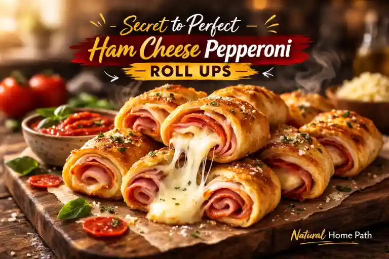 Secret to Perfect Ham Cheese Pepperoni Roll Ups