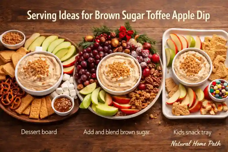 Serving Ideas for Brown Sugar Toffee Apple Dip