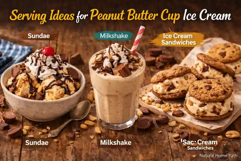 Serving Ideas for Peanut Butter Cup Ice Cream