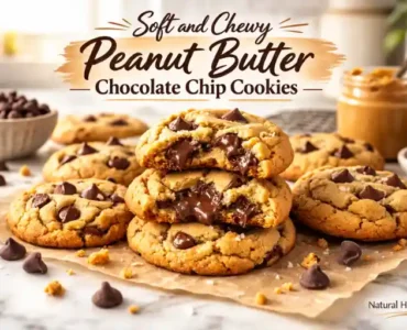 Soft and Chewy Peanut Butter Chocolate Chip Cookies