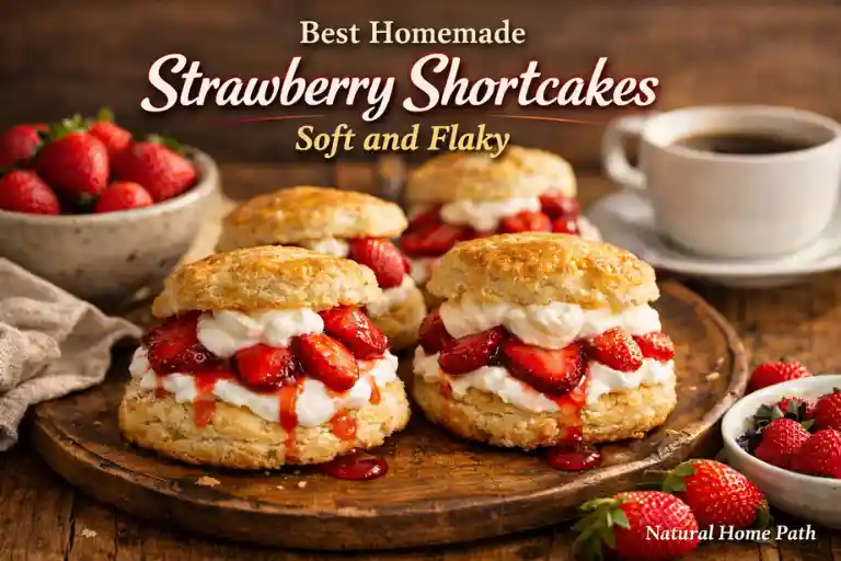 Best Homemade Strawberry Shortcakes Soft and Flaky