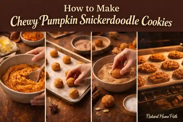 How to Make Chewy Pumpkin Snickerdoodle Cookies