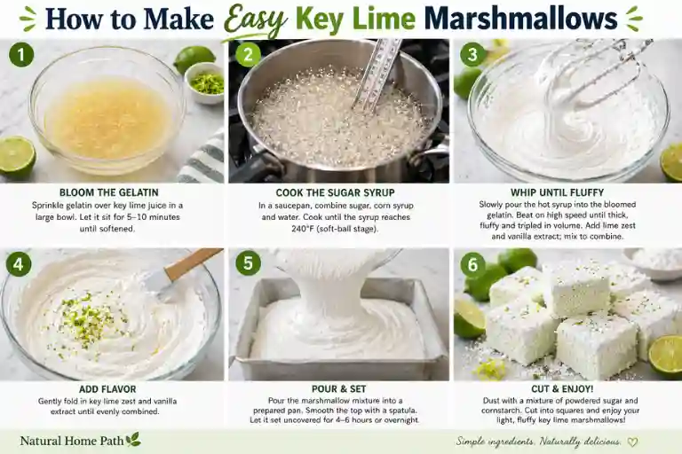 How to Make Easy Key Lime Marshmallows