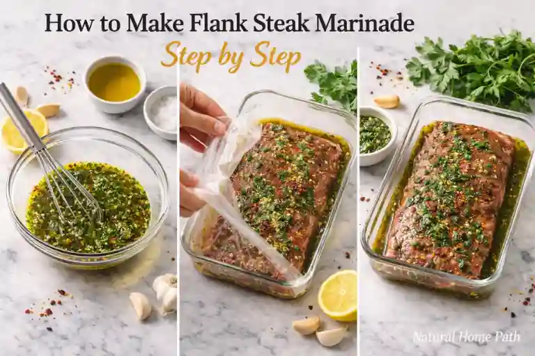 How to Make Flank Steak Marinade Step by Step