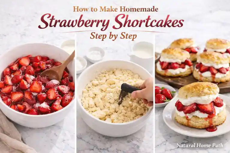 How to Make Homemade Strawberry Shortcakes Step by Step