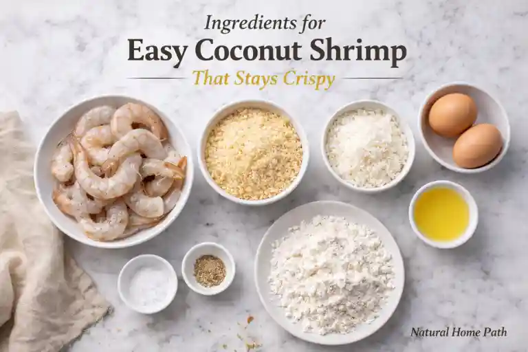 Ingredients for Easy Coconut Shrimp