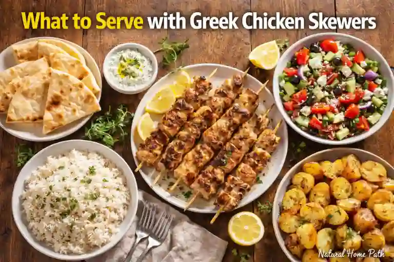 What to Serve with Greek Chicken Skewers
