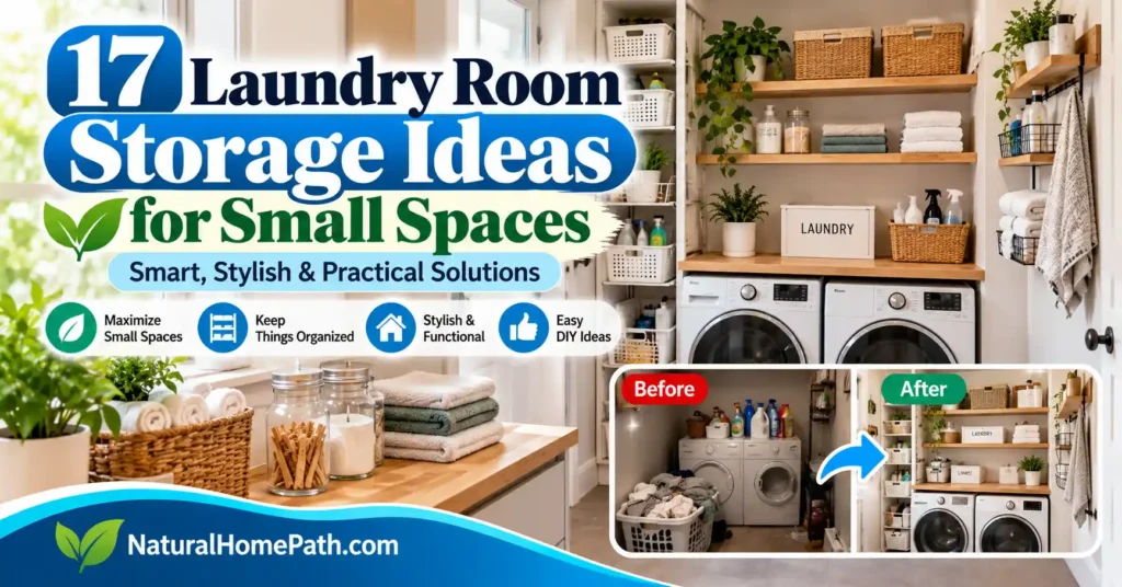 17 Laundry Room Storage Ideas for Small Spaces