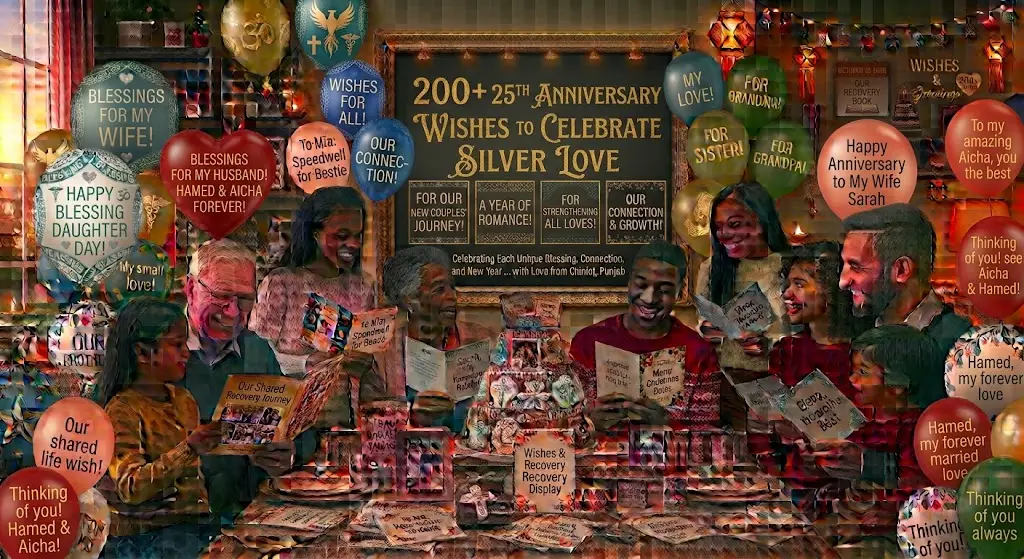 200+ 25th Anniversary Wishes to Celebrate Silver Love