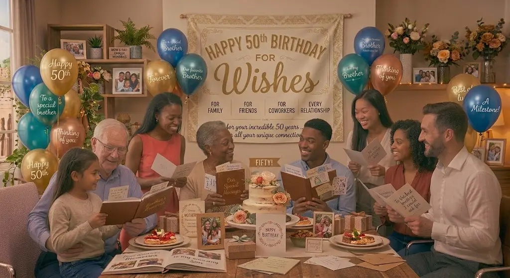 Happy 50th Birthday Wishes for Every Relationship