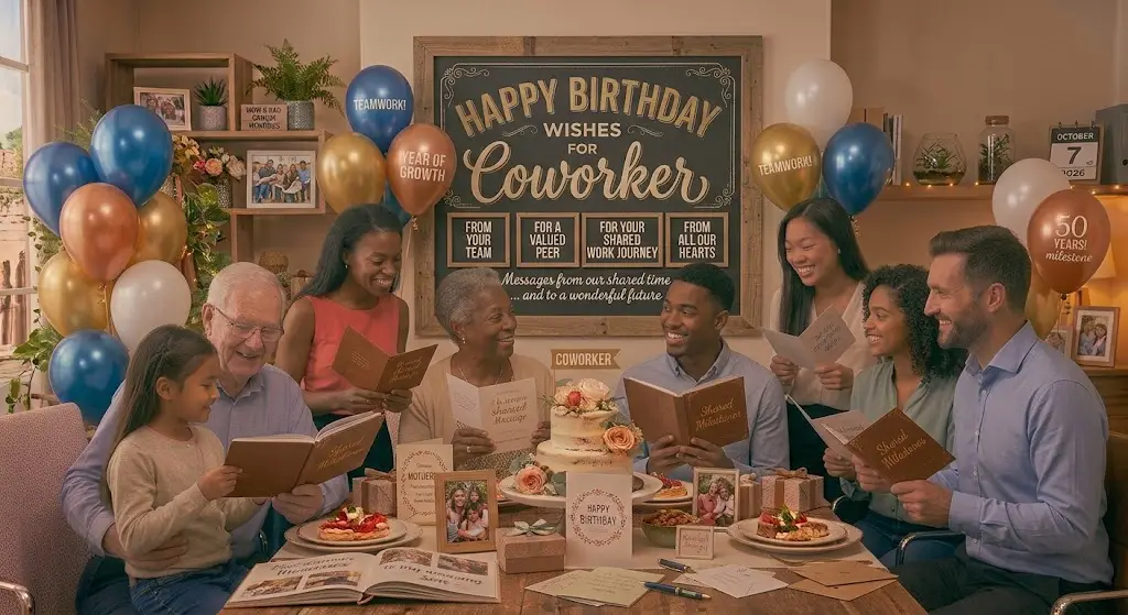 Happy Birthday Wishes for Coworker