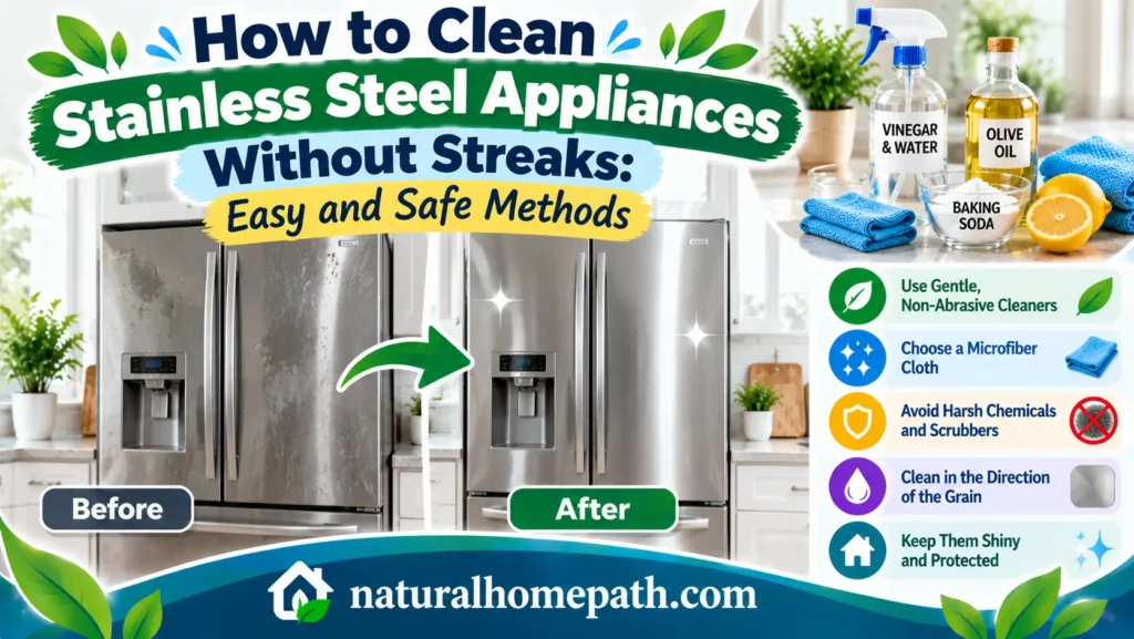 How to Clean Stainless Steel Appliances Without Streaks: Easy and Safe Methods