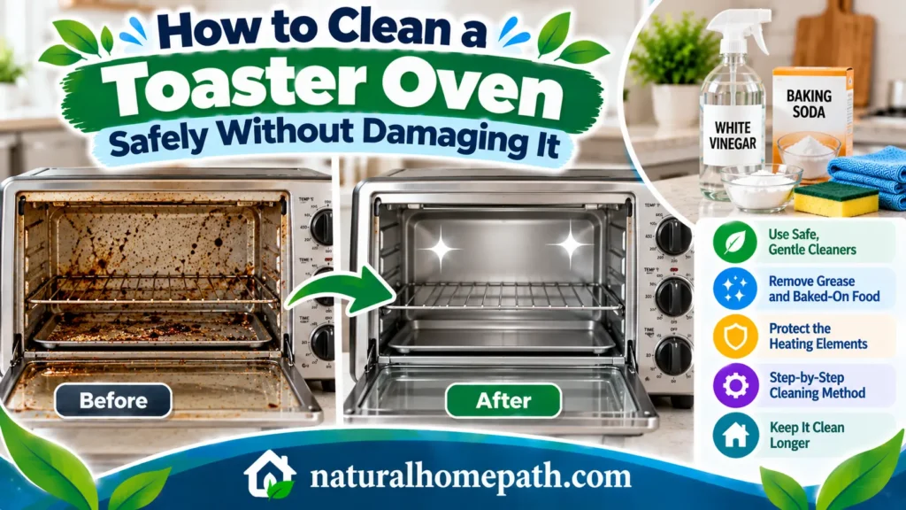 How to Clean a Toaster Oven Safely Without Damaging It