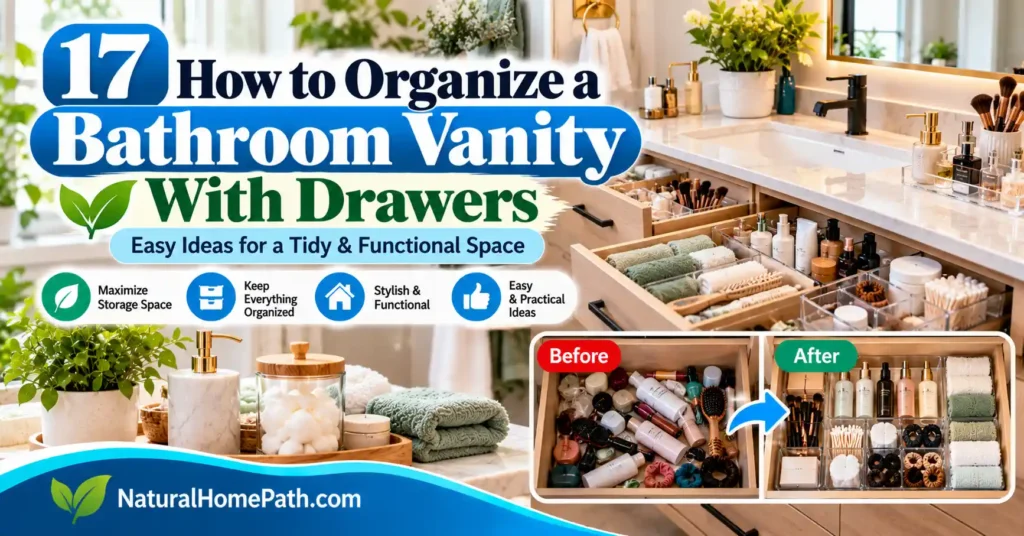 How to Organize a Bathroom Vanity With Drawers