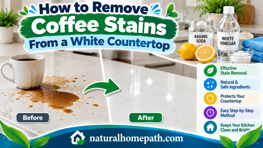 How to Remove Coffee Stains From a White Countertop
