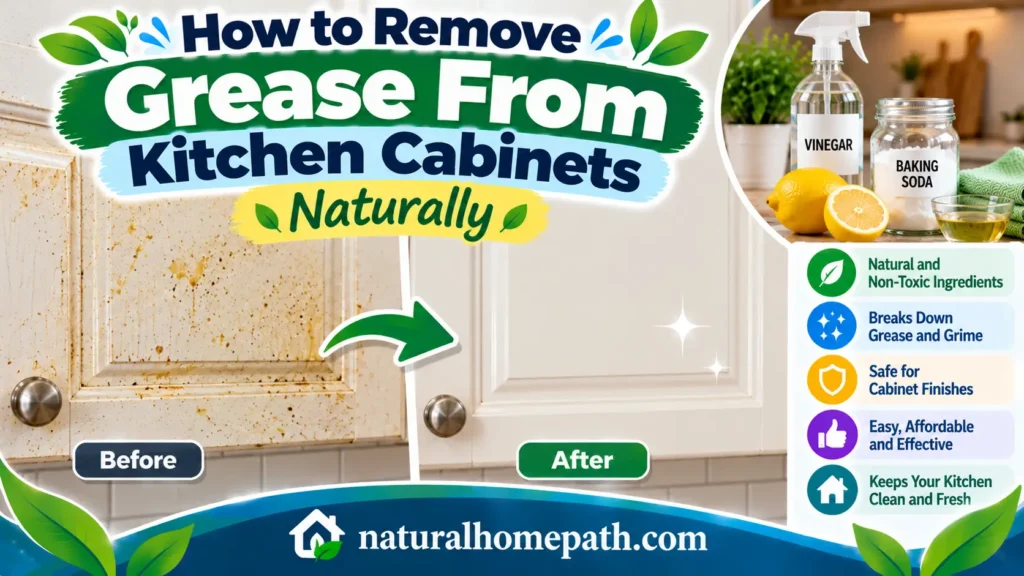 How to Remove Grease From Kitchen Cabinets Naturally