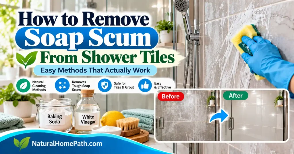 How to Remove Soap Scum From Shower Tiles: Easy Methods That Actually Work
