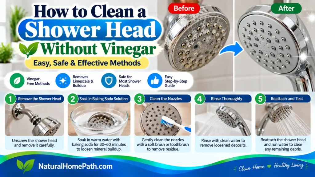 How to Clean a Shower Head Without Vinegar: 5 Easy and Safe Methods