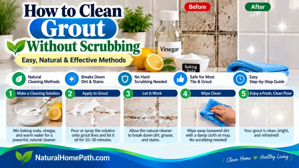 How to Clean Grout Without Scrubbing: 5 Easy Methods That Work