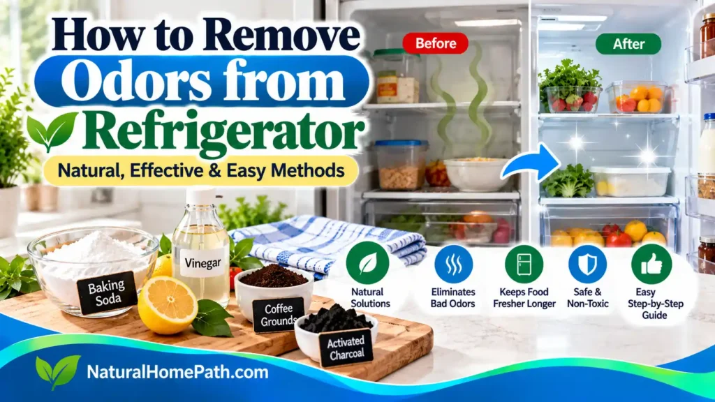 how to remove odors from refrigerator